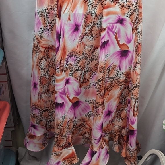 Mlle Gabrielle Floral Maxi Dress Sz 16 - Picture 8 of 9